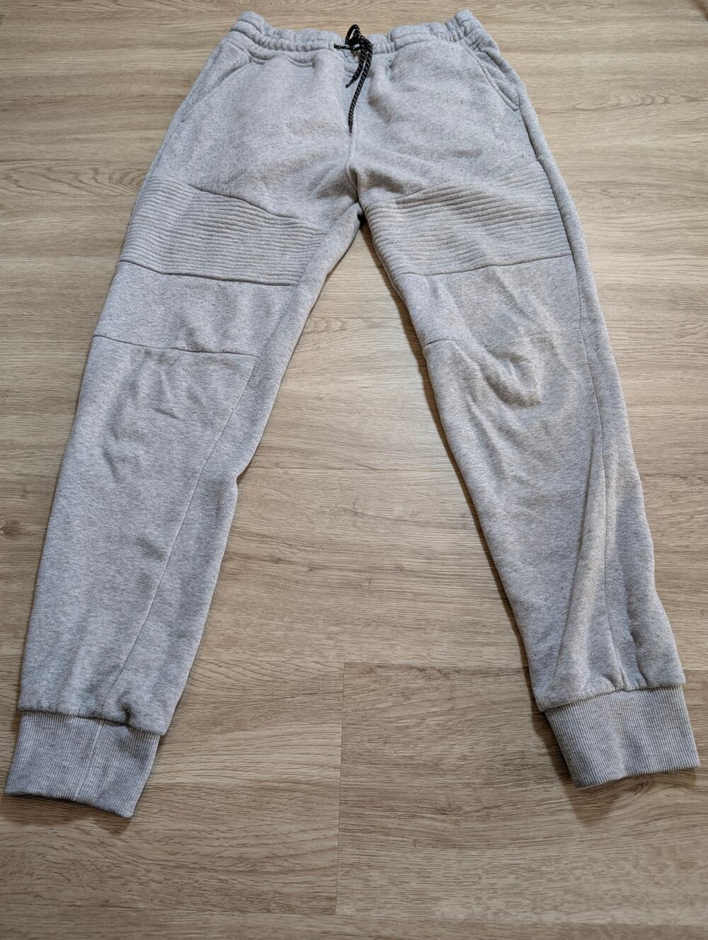 Southpole Mens Grey Size M Moto Biker Jogger Sweatpants Fleece Streetwear Y2K